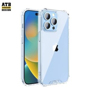 KingKong Armor Anti-burst Transparent Phone Case For iPhone 14 Series