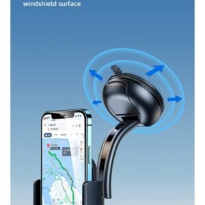 USAMS US-ZJ063 Car Dashboard Windshield Suction Cup Mobile Phone Holder Rotatable Bracket