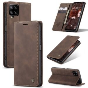 CaseMe Leather Flip Cover for Samsung Galaxy A22