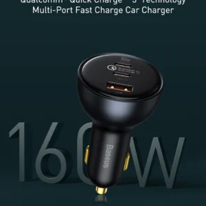 Baseus 160W Car Charger QC 5.0 Fast Quick Charging PD3.0  USB Type C Car Charger