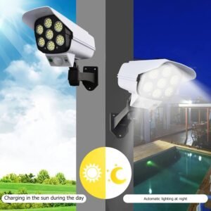 Solar Street Light Monitoring Lamp Fake Camera Body Induction Outdoor Wall Lamp