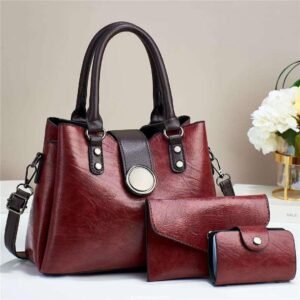 Fashion High Quality PU Leather Small Women Tote Hand Bags Crossbody