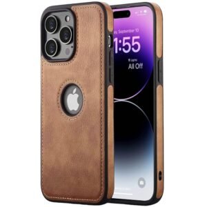 iPhone 13/14 Series PU Leather Shockproof Business Style Mobile Phone Case