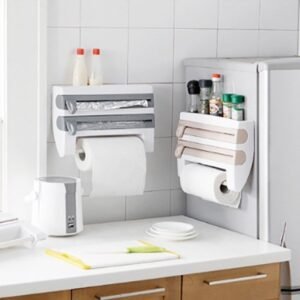 Big size Tripple paper dispenser with top shelf