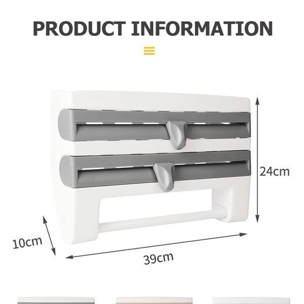 Big size Tripple paper dispenser with top shelf - Image 8