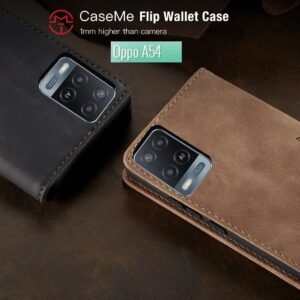 Oppo A54/A55 Series CaseMe Leather Flip Cover
