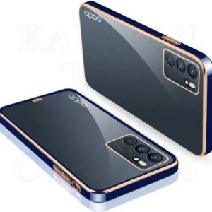 Oppo Reno 6 Dgeot Gold Plating Transparent Clear Back Case