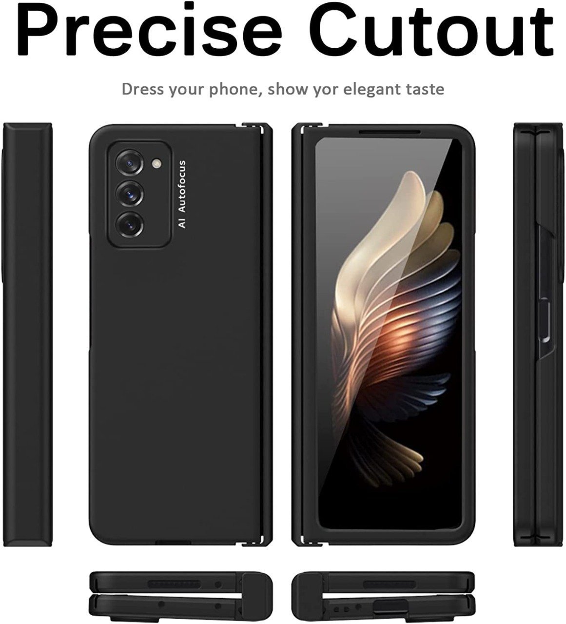 Samsung Galaxy Z Fold 2 Ultra-Thin Hard PC Bumper Anti-Drop Free Folding Hinged Case - Image 7