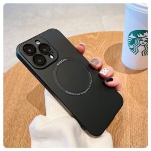 Camera Lens glass film Thin Matte Magsafe Magnetic Wireless Case Cover