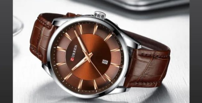 CURREN Quartz Watches for Men Leather Strap Male Wristwatches - Image 5