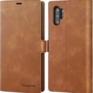 Samsung Galaxy Note 10 Plus Leather Magnetic Wallet Flip Case