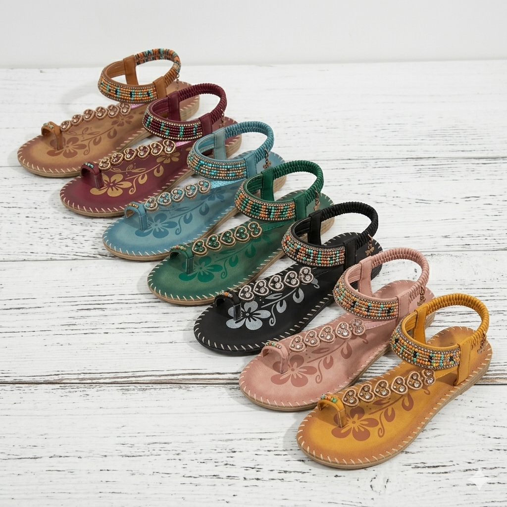 Premium Quality Bohemian Comfortable Summer Sandal - Image 30