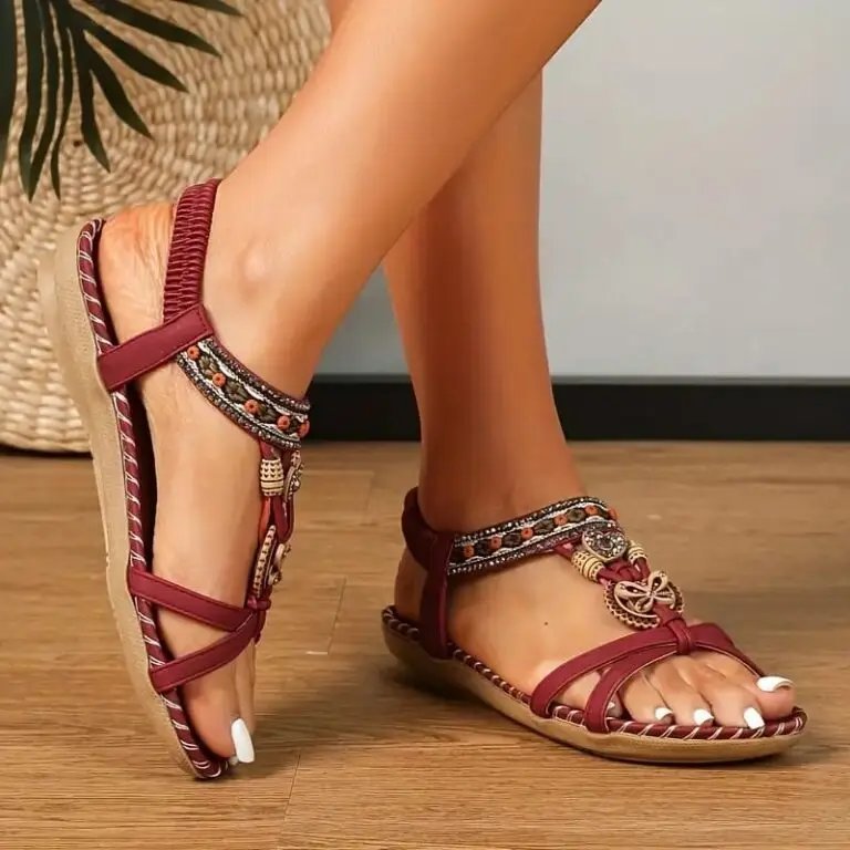 Premium Quality Bohemian Comfortable Summer Sandal - Image 25